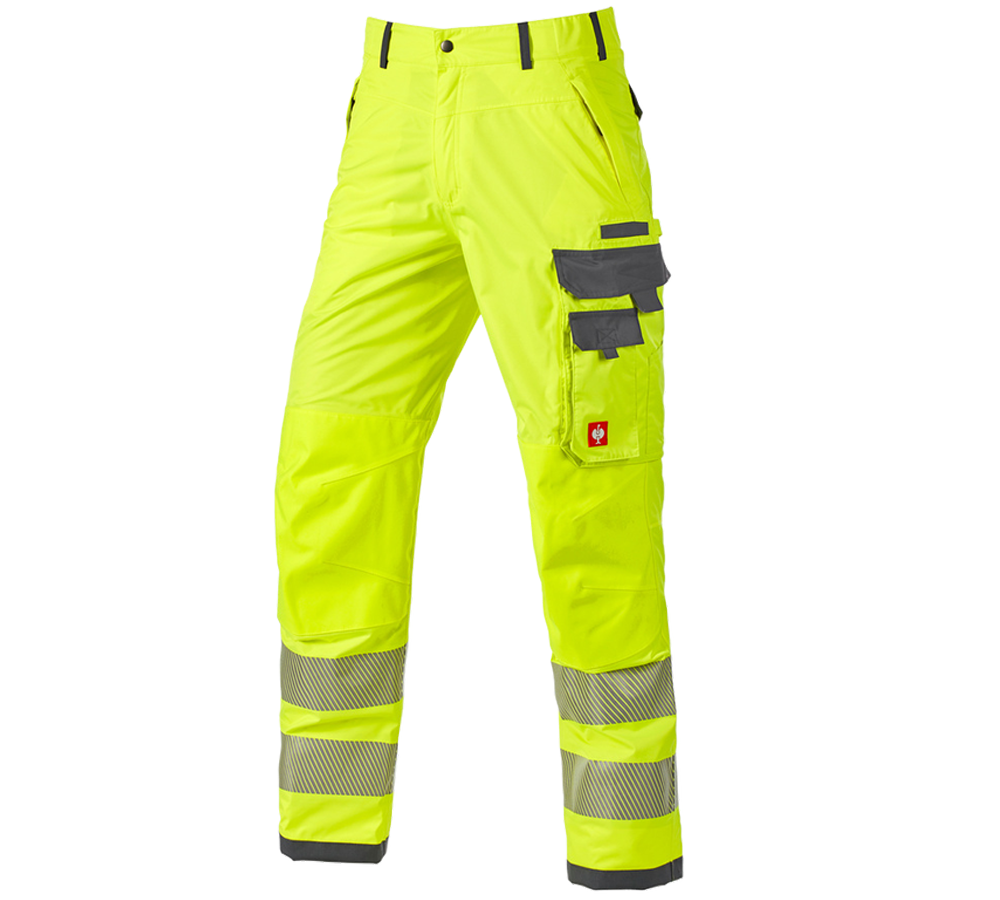 Pantaloni: Pantaloni funzionali segnaletici e.s.prestige + giallo fluo/grigio