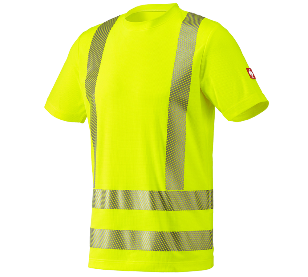 Temi: e.s. t-shirt funzionale segnaletica + giallo fluo