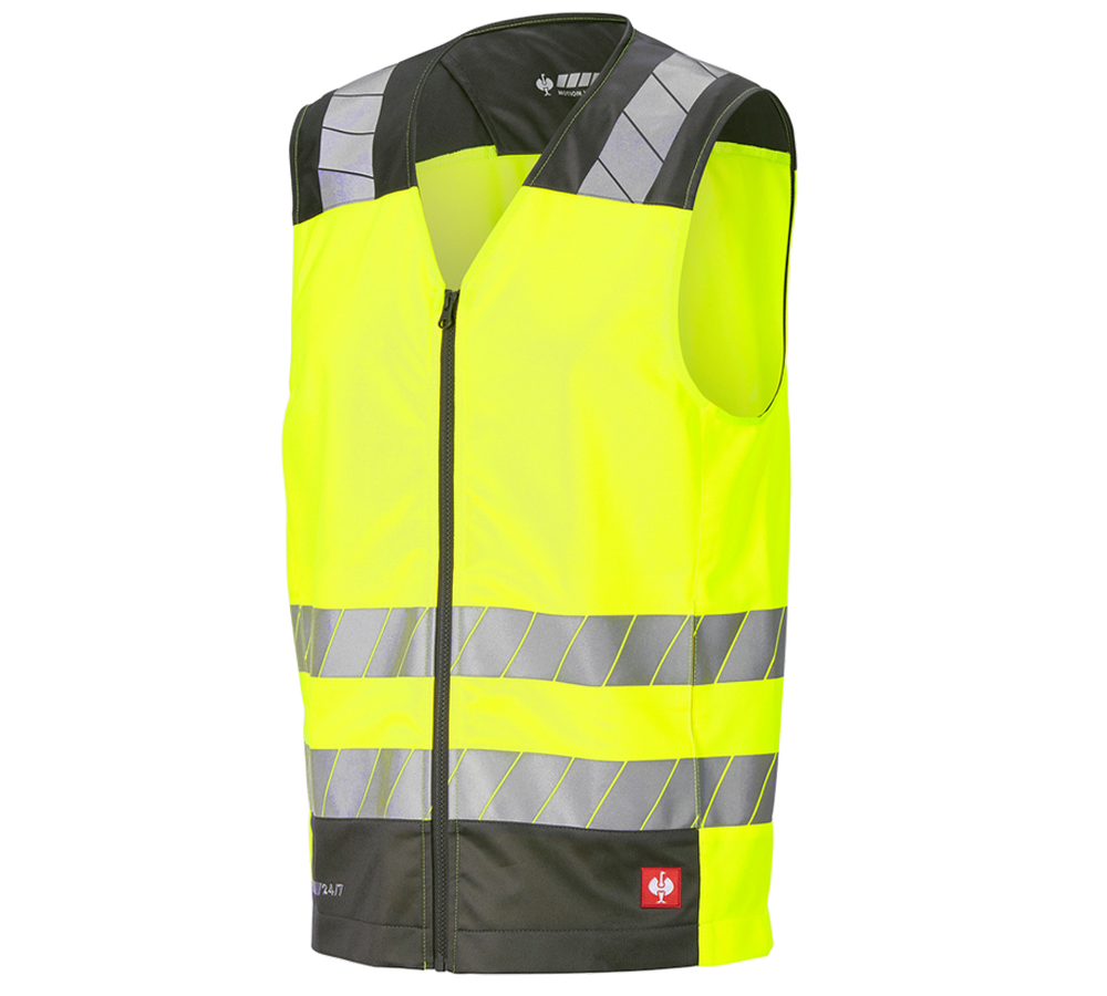 Gilet: Gilet segnaletico e.s.motion 24/7 + giallo fluo/antracite 