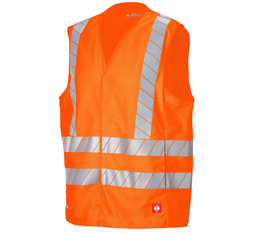 Gilet: Gilet segnaletico e.s.motion 24/7 uni + arancio fluo