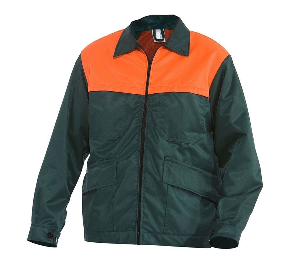 Abbigliamento forestale / antitaglio: Giacca forestale Basic + verde/arancio