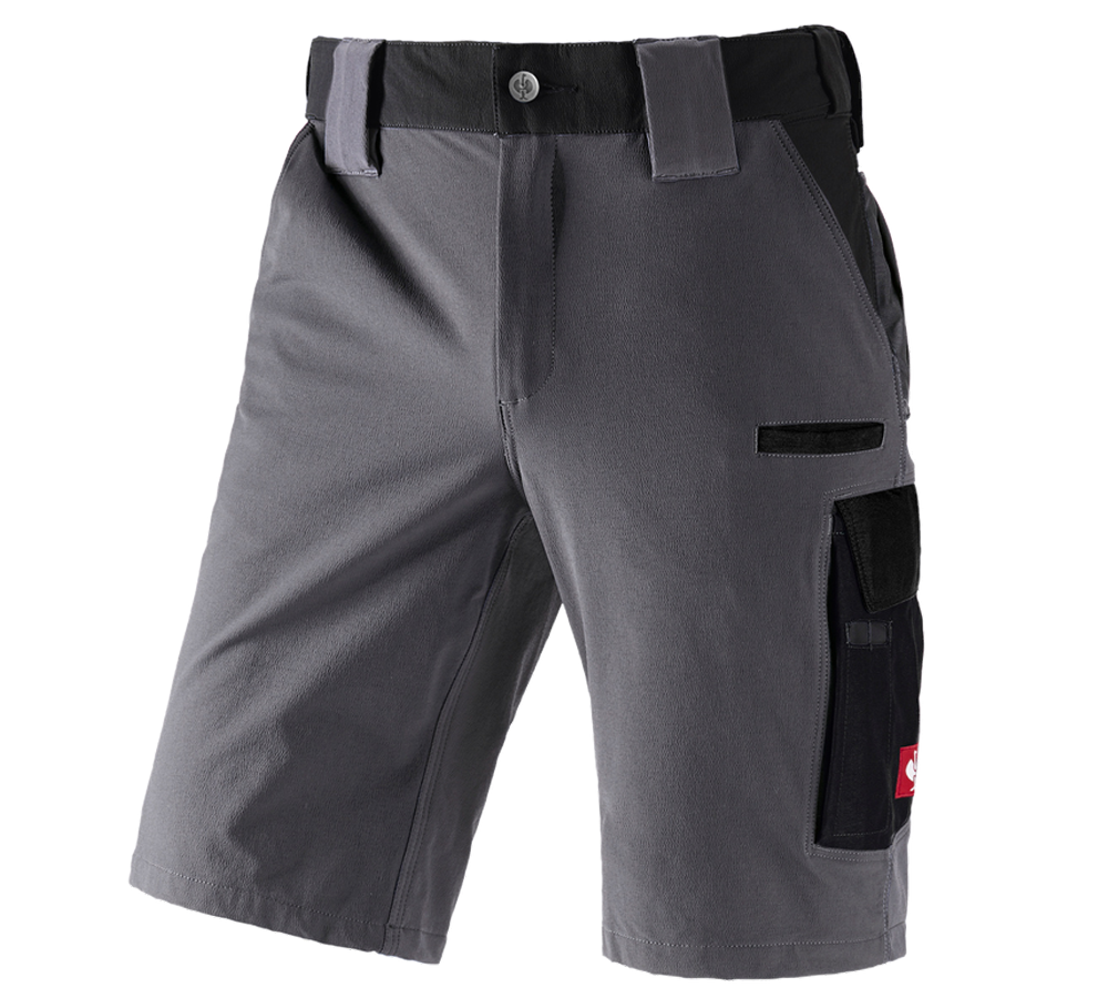 Pantaloni: Short funzionali e.s.dynashield + cemento/nero