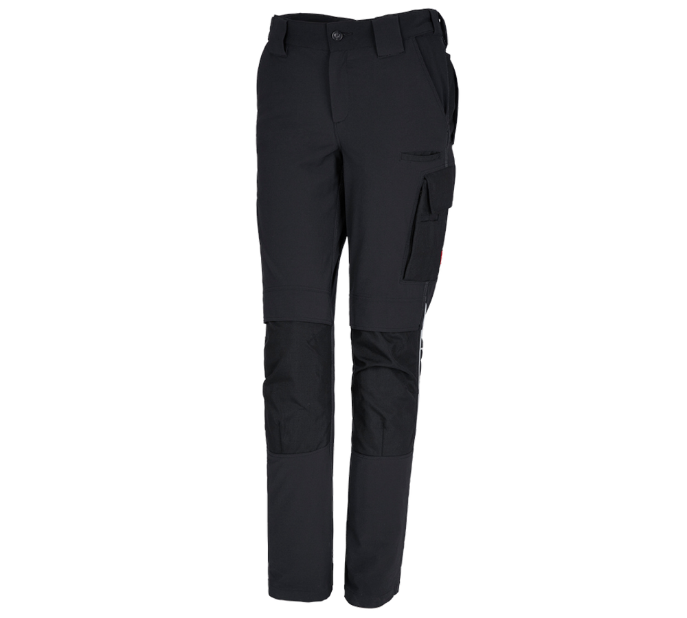 Pantaloni da lavoro: Pantaloni funzionali e.s.dynashield, donna + nero