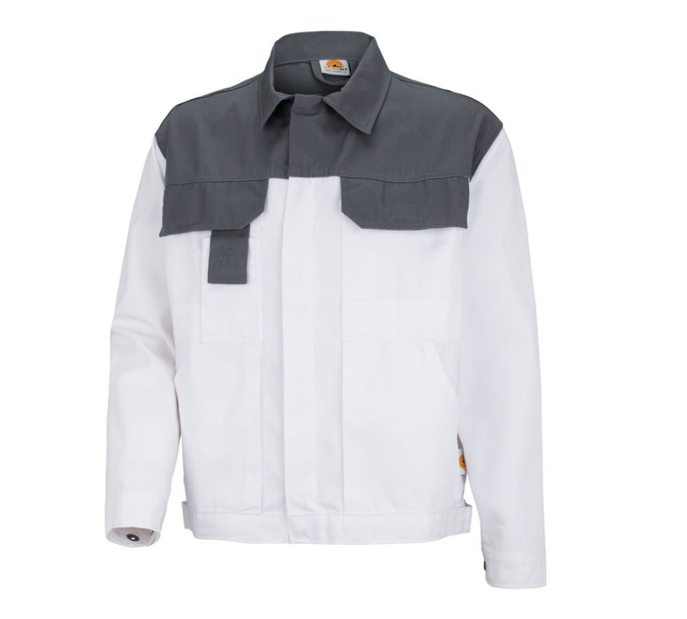Giacche: STONEKIT giacca da lavoro Odense + bianco/grigio