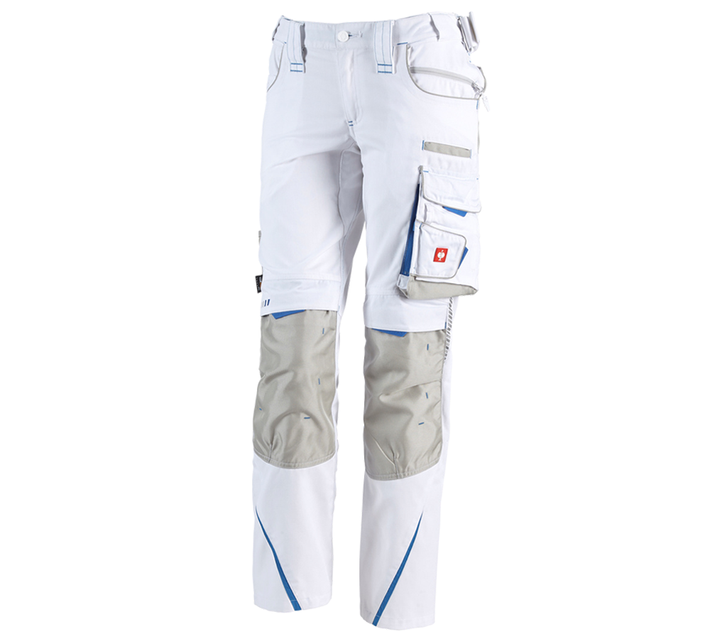 Installatori / Idraulici: Pantaloni da donna e.s.motion 2020 + bianco/blu genziana