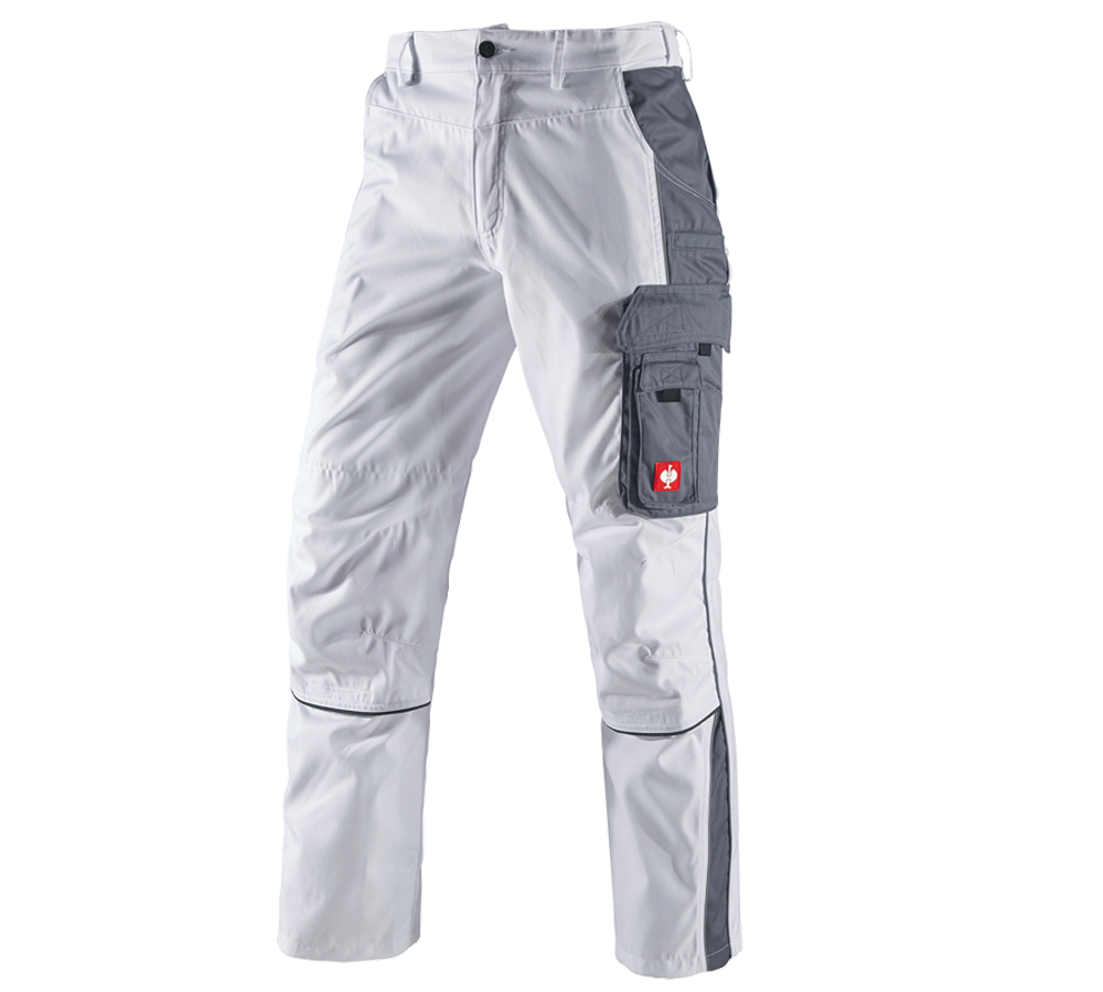 Pantaloni: Pantaloni e.s.active + bianco/grigio