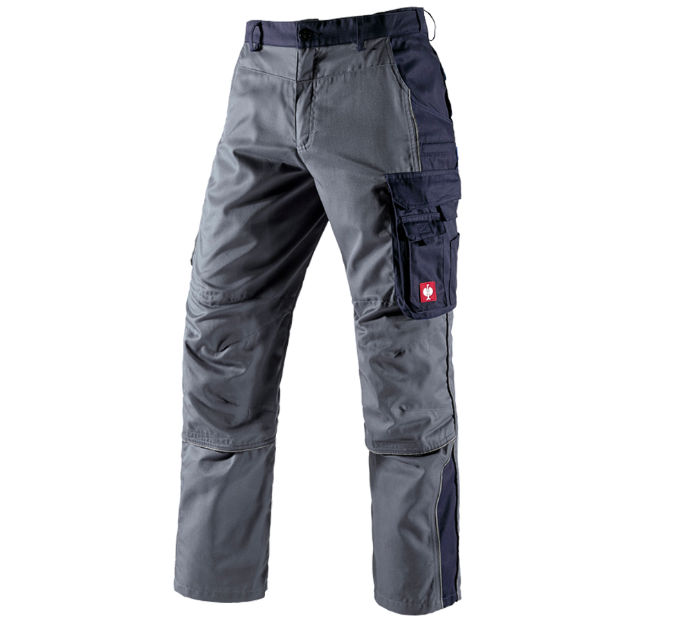 Pantaloni: Pantaloni e.s.active + grigio/blu scuro