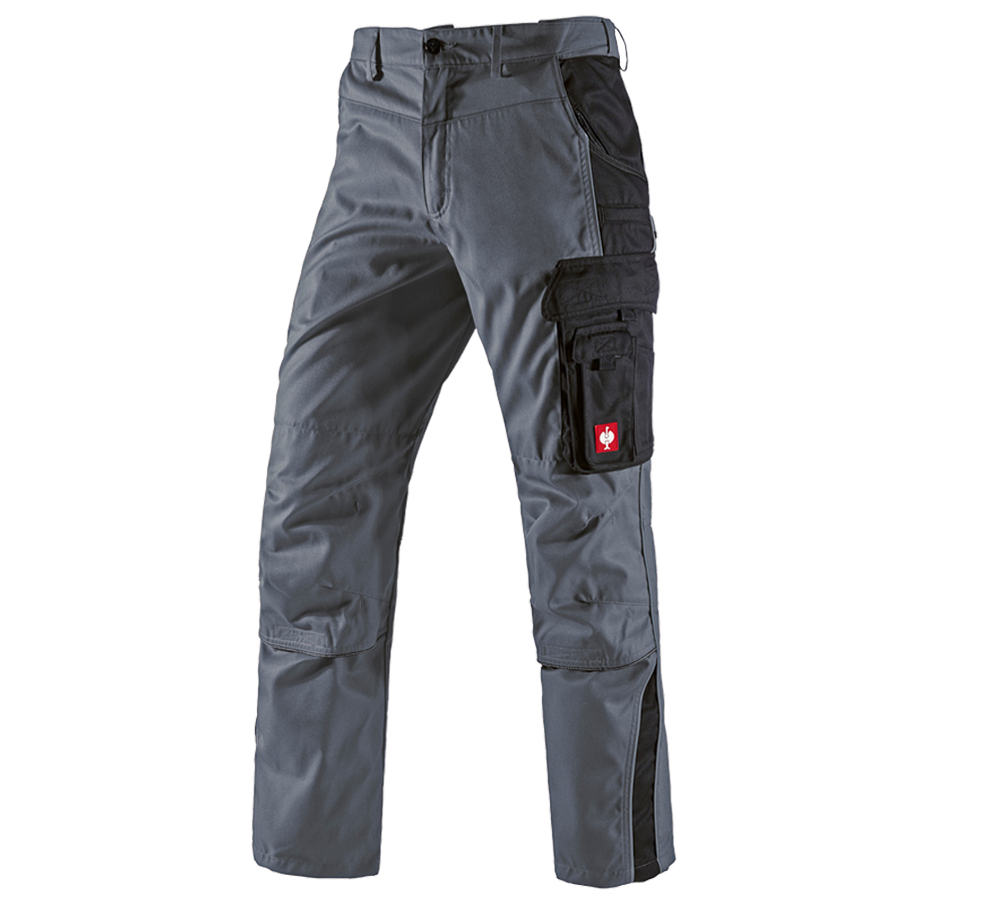 Pantaloni: Pantaloni e.s.active + grigio/nero