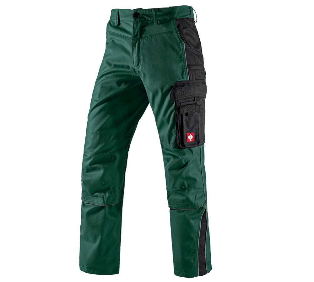 Pantaloni: Pantaloni e.s.active + verde/nero