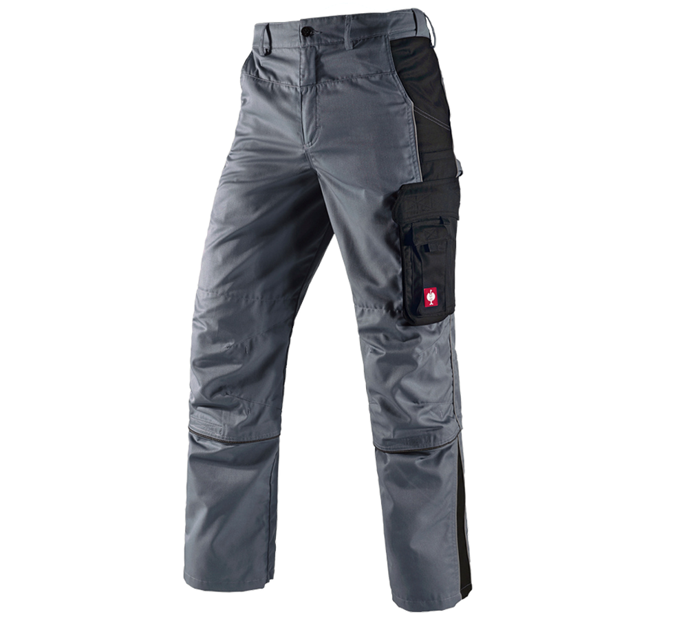 Pantaloni: Pantaloni Zip-Off e.s.active + grigio/nero