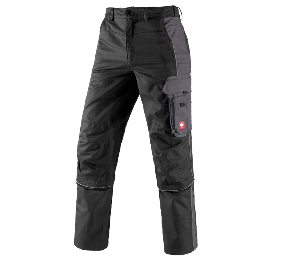 Pantaloni: Pantaloni Zip-Off e.s.active + nero/antracite 
