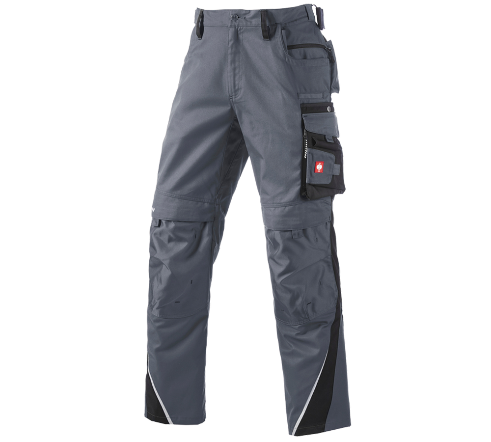Freddo: Pantaloni invernali e.s.motion + grigio/nero