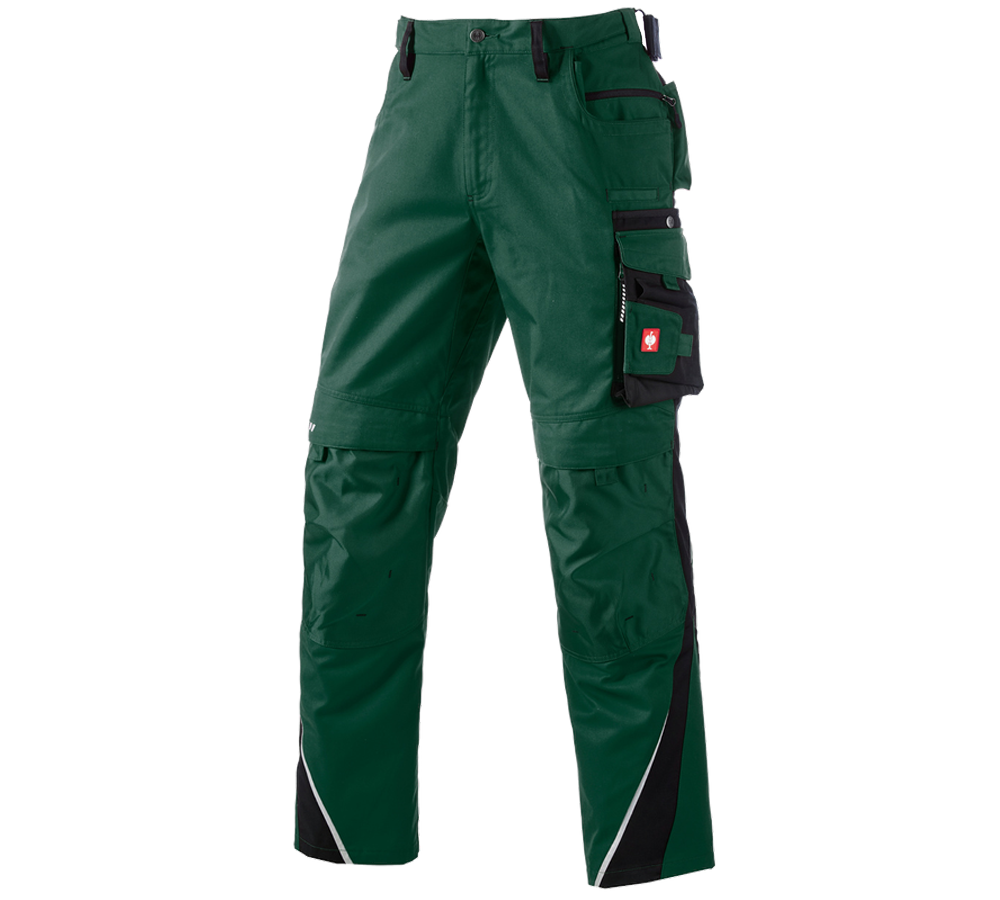 Installatori / Idraulici: Pantaloni invernali e.s.motion + verde/nero