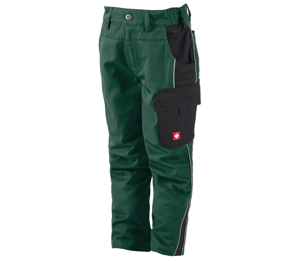 Temi: Pantaloni da bambino e.s.active + verde/nero