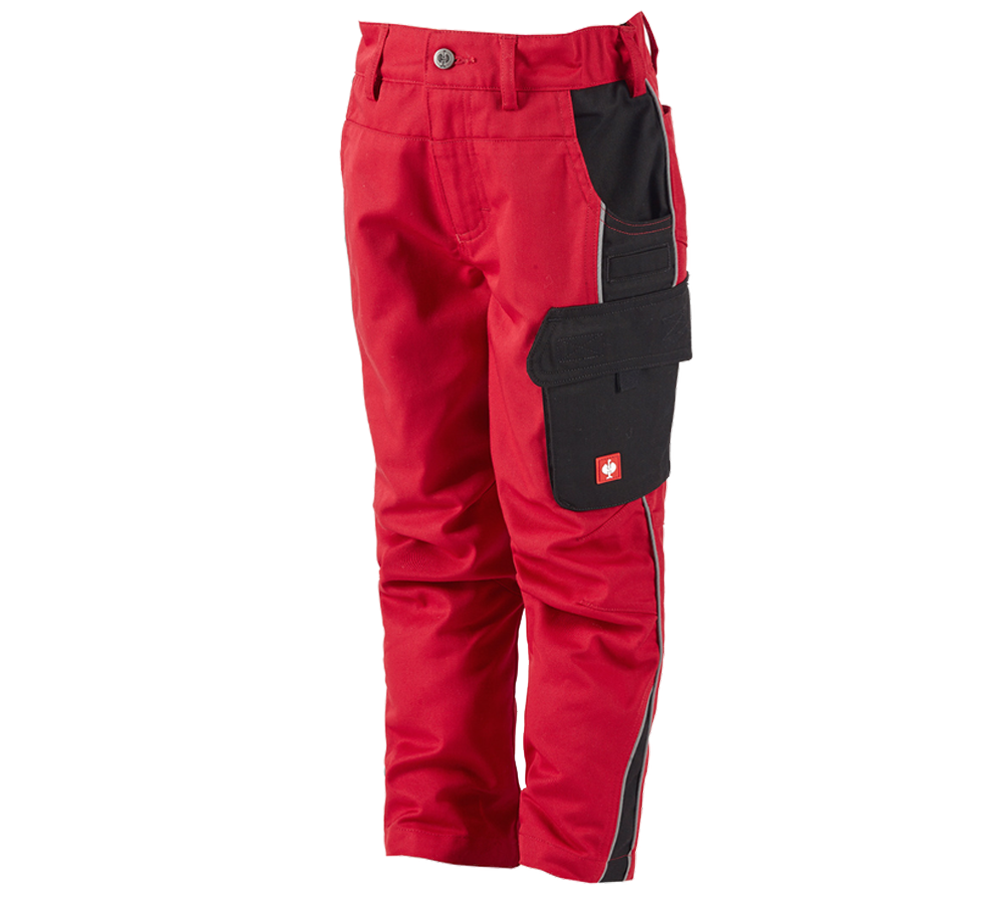 Temi: Pantaloni da bambino e.s.active + rosso/nero