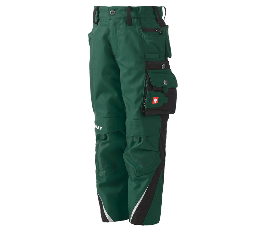 Pantaloni: Pantaloni bambino invernali e.s.motion + verde/nero