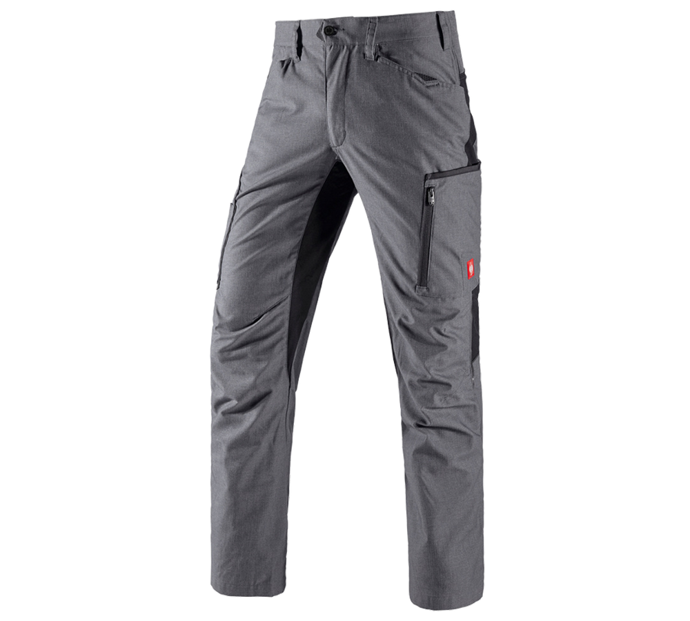 Pantaloni: Pantaloni invernali e.s.vision + cemento melange/nero