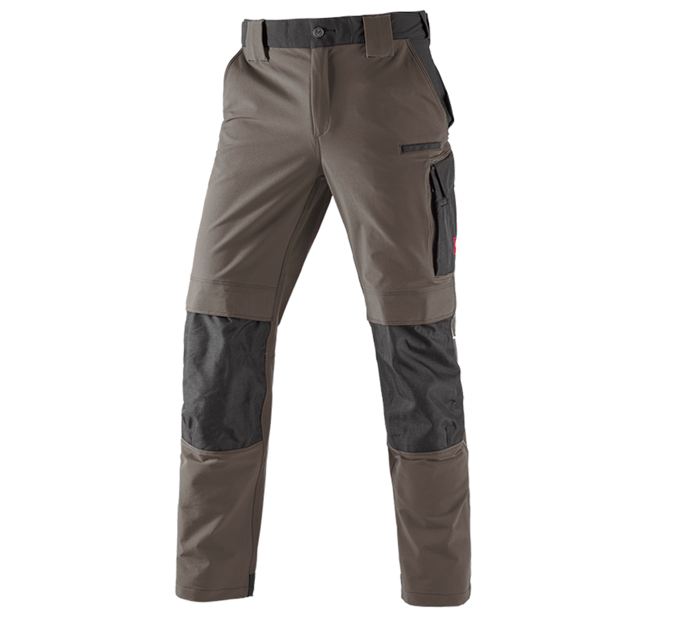 Pantaloni: Pantaloni funzionali invernali e.s.dynashield + pietra/nero