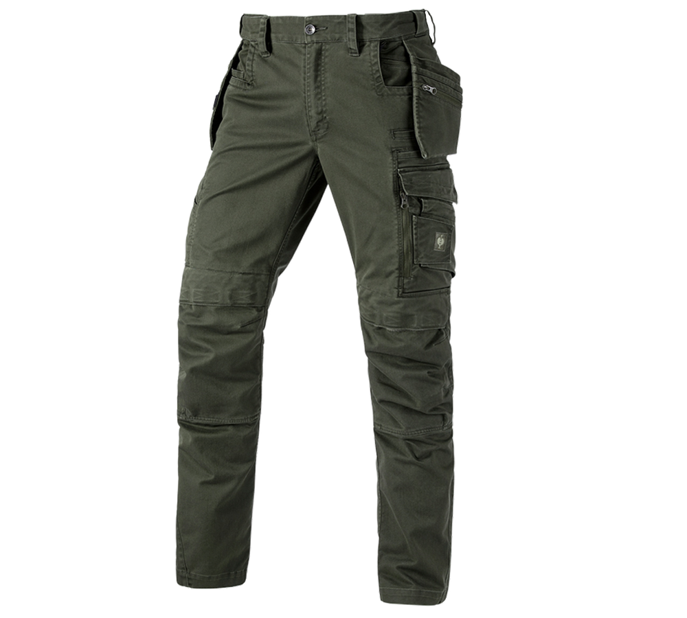 Pantaloni: Pantaloni e.s.motion ten tool-pouch + verde mimetico