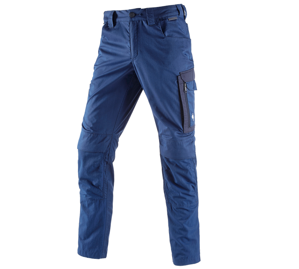 Pantaloni: Pantaloni e.s.concrete light + blu alcalino/blu profondo