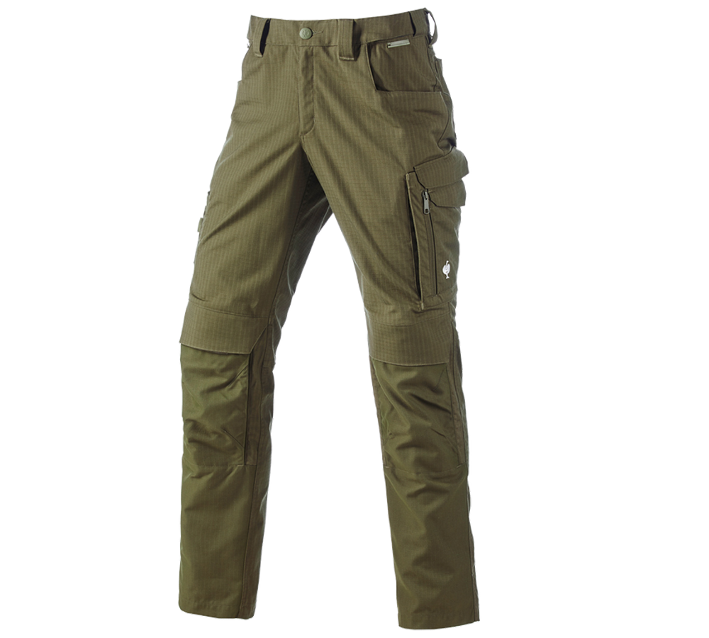 Pantaloni: Pantaloni e.s.concrete solid + verde fango
