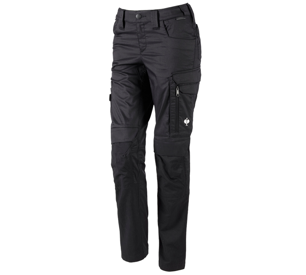 Pantaloni da lavoro: Pantaloni e.s.concrete light, donna + nero