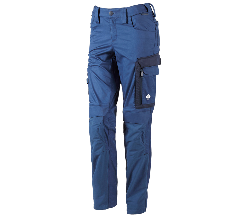 Temi: Pantaloni e.s.concrete light, donna + blu alcalino/blu profondo
