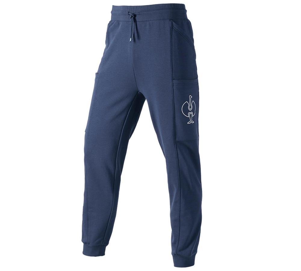 Accessori: Sweat Pants e.s.trail + blu profondo/bianco