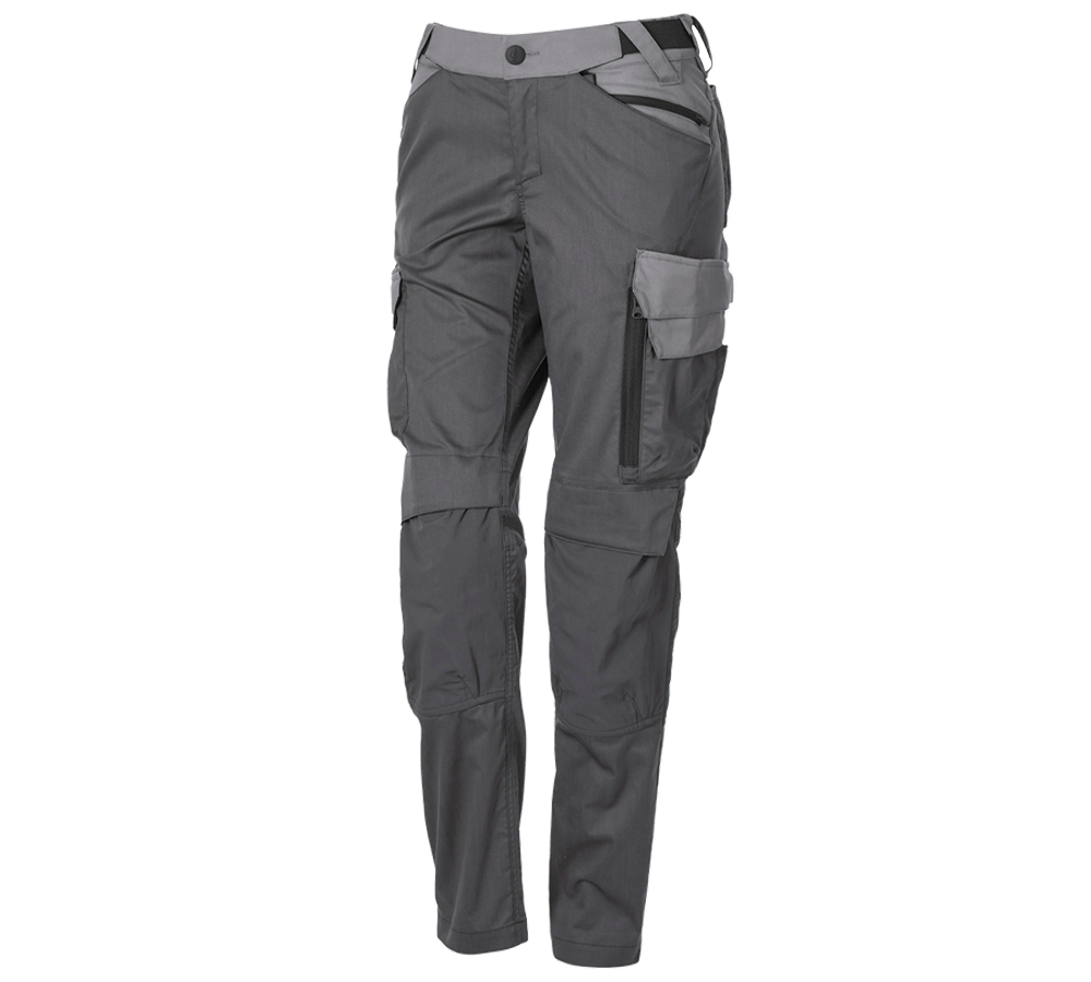 Pantaloni da lavoro: Pantaloni e.s.trail pure, donna + grigio carbone/grigio basalto