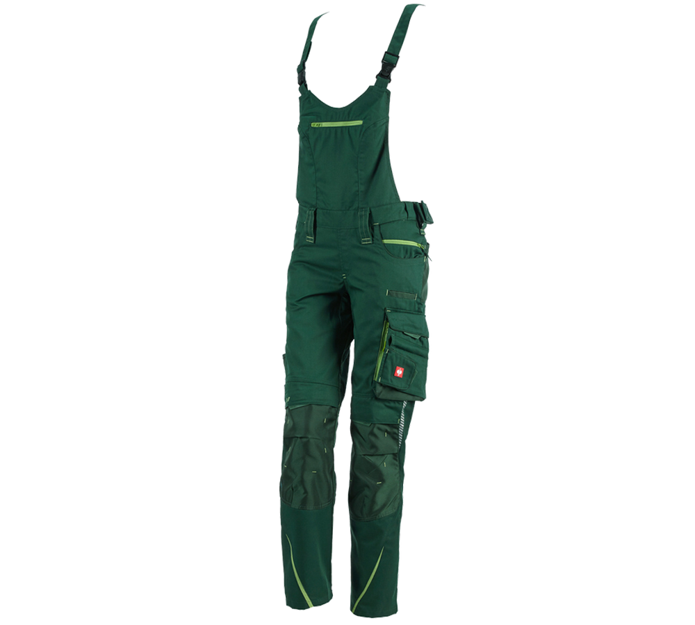 Pantaloni da lavoro: Salopette donna e.s.motion 2020 + verde/verde mare