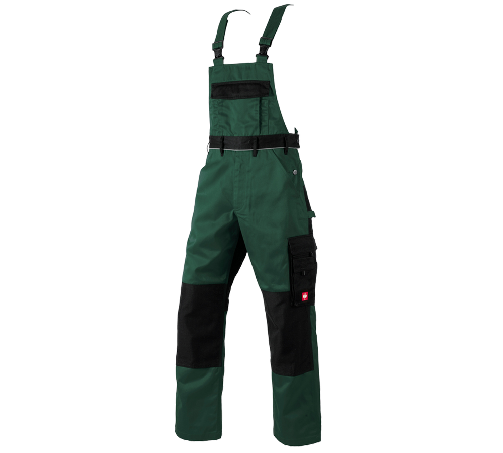 Pantaloni: Salopette e.s.image + verde/nero