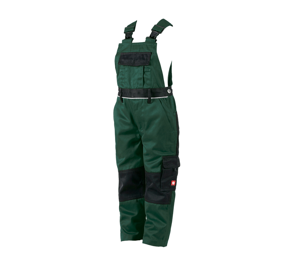 Pantaloni: Salopette bambino e.s.image + verde/nero