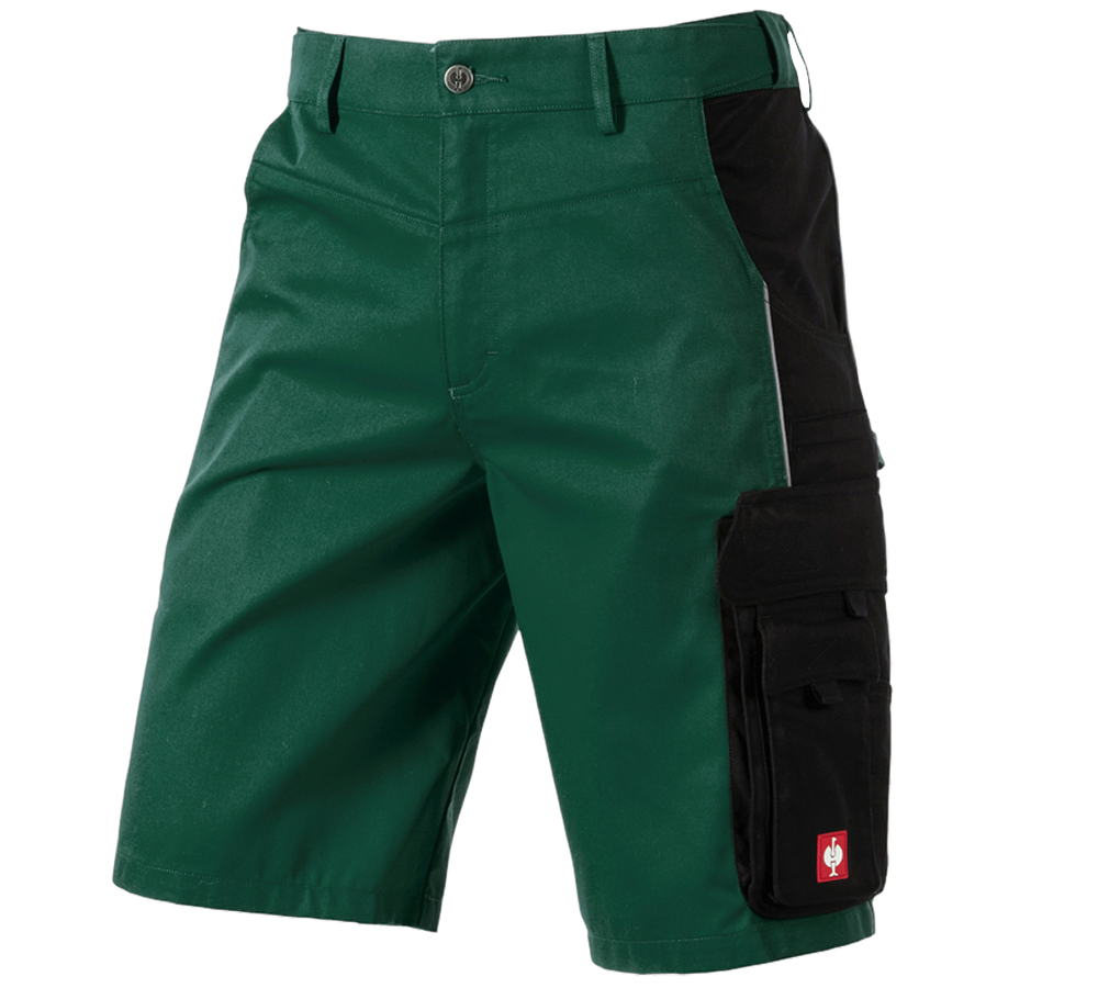 Pantaloni: Short e.s.active + verde/nero