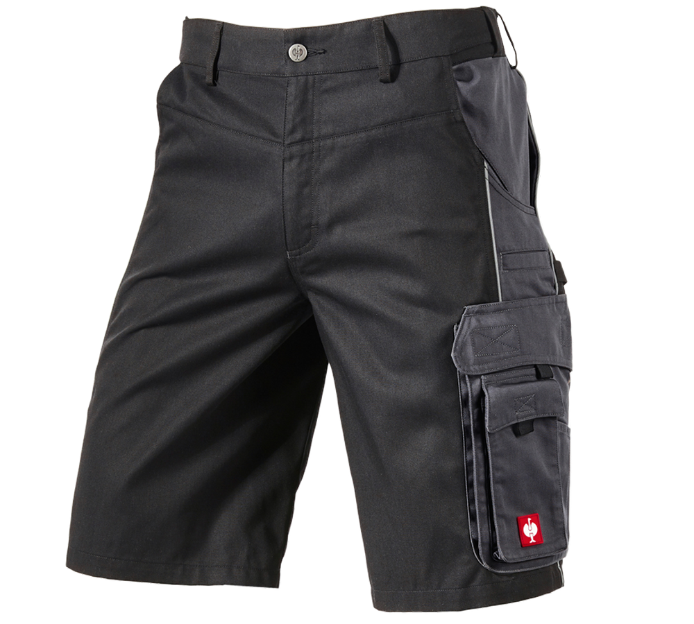 Pantaloni: Short e.s.active + nero/antracite 