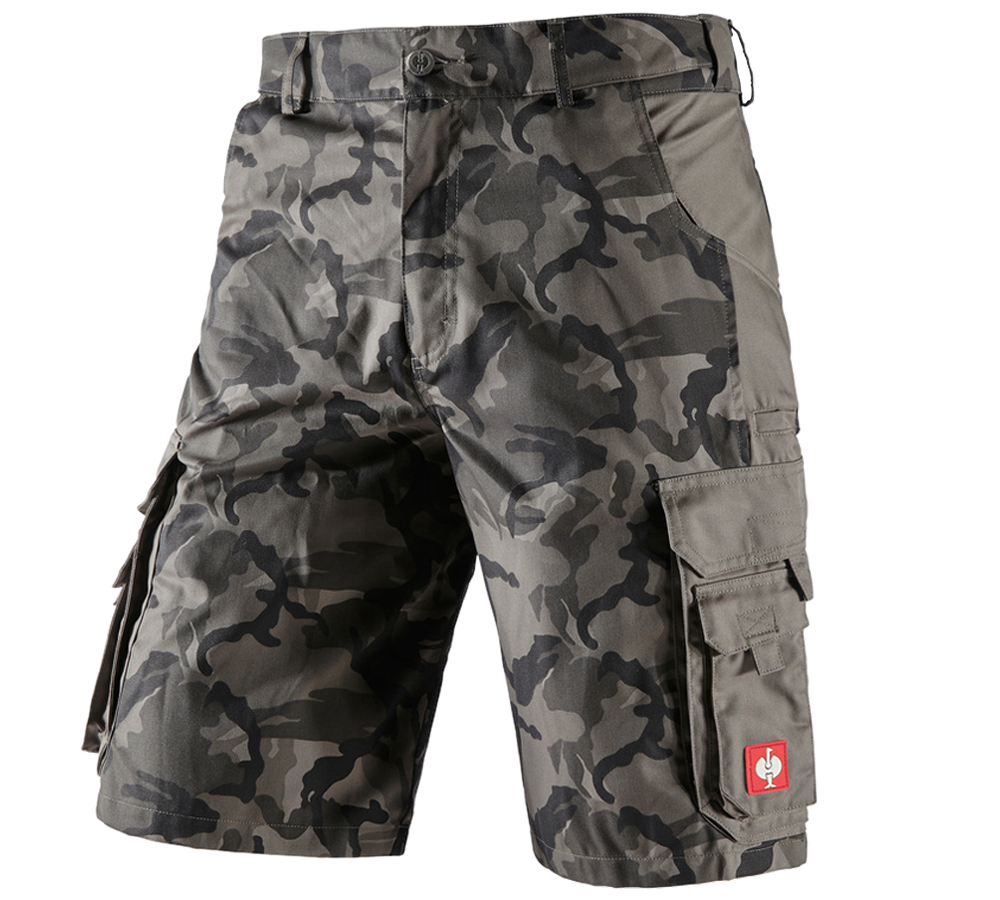 Pantaloni: Short e.s.camouflage + camouflage grigio pietra
