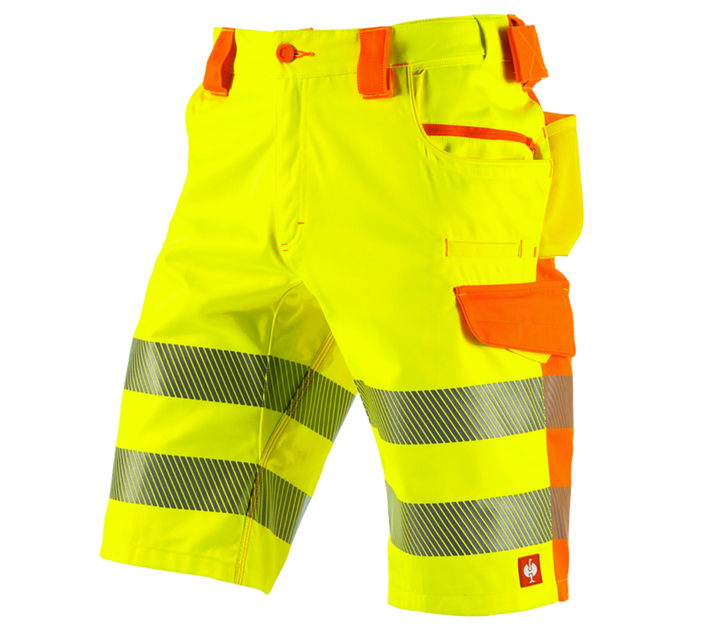 Temi: Pantaloncini segnaletici e.s.motion 2020 + giallo fluo/arancio fluo