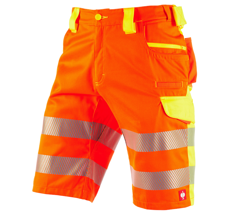 Temi: Pantaloncini segnaletici e.s.motion 2020 + arancio fluo/giallo fluo