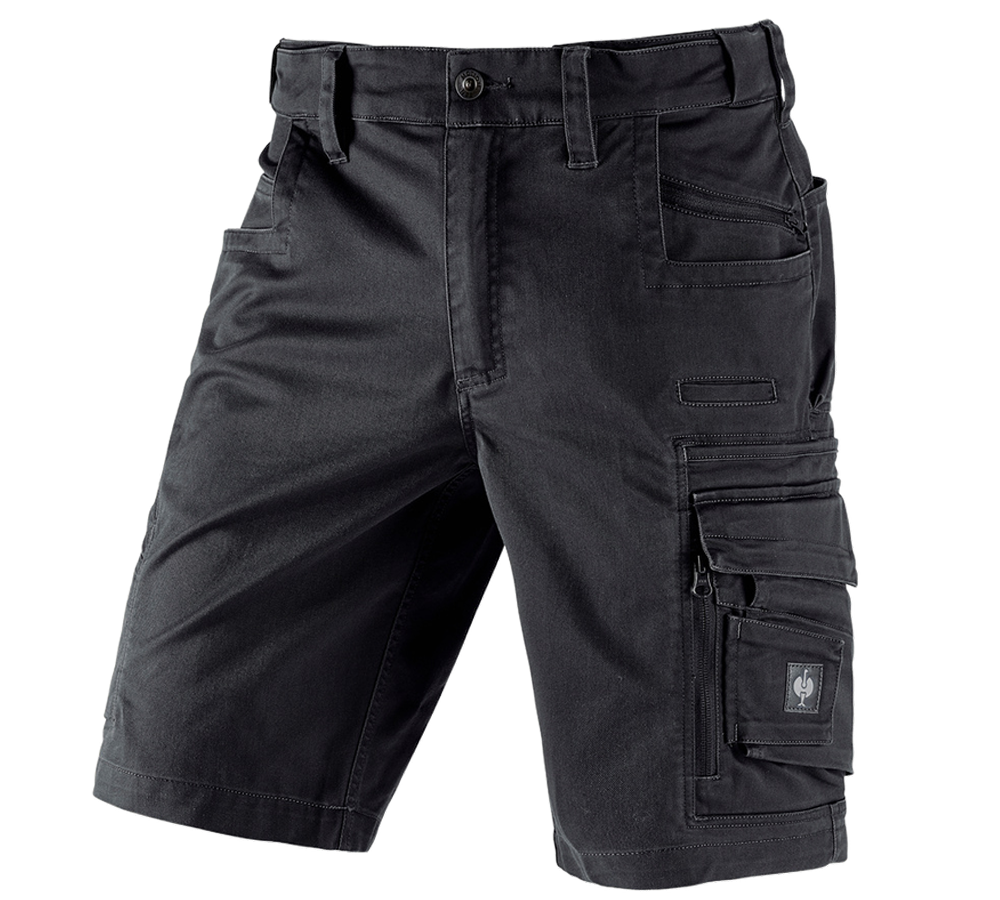 Pantaloni: Short e.s.motion ten + nero ossido