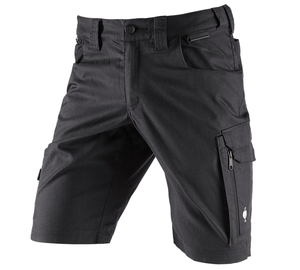 Pantaloni: Short e.s.concrete light + nero