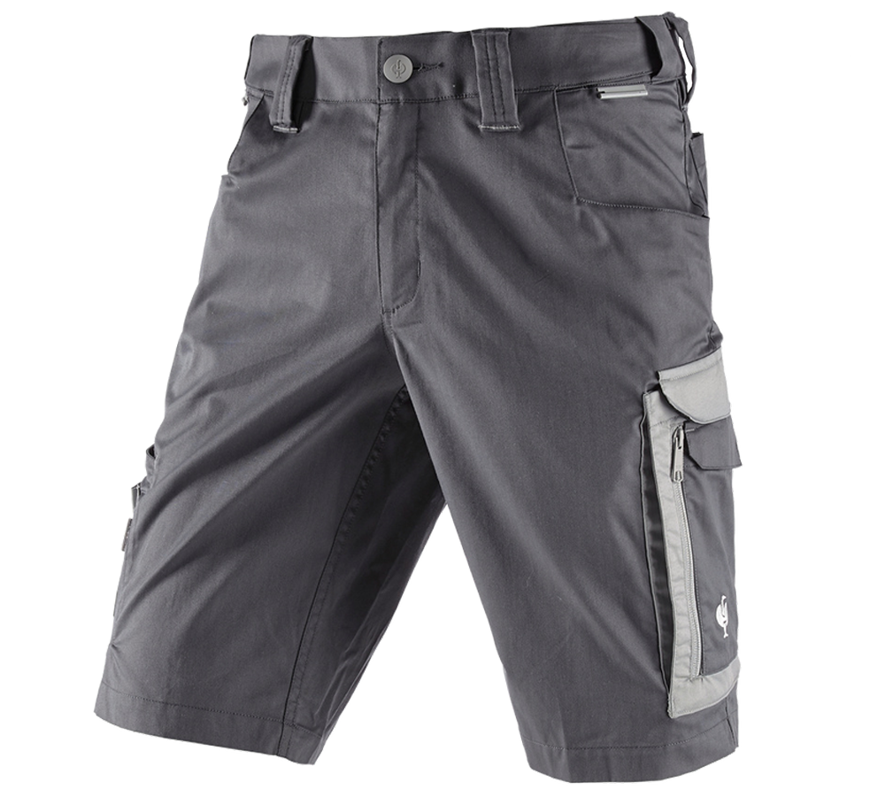 Pantaloni: Short e.s.concrete light + antracite /grigio perla