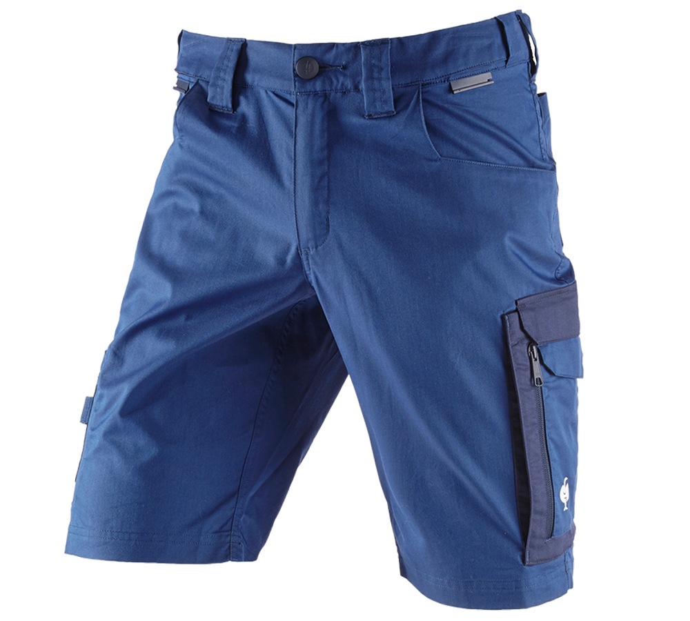 Pantaloni: Short e.s.concrete light + blu alcalino/blu profondo
