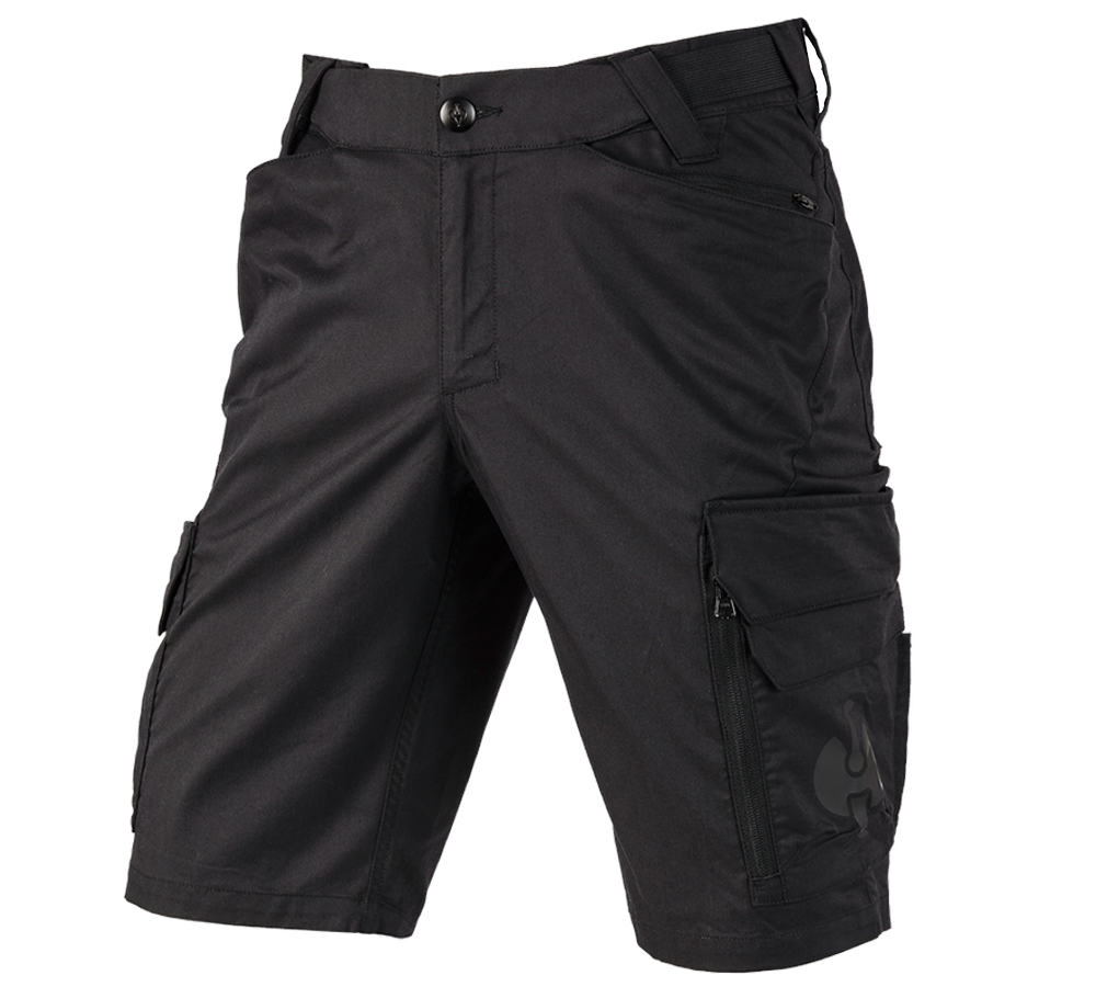 Pantaloni: Short e.s.trail + nero