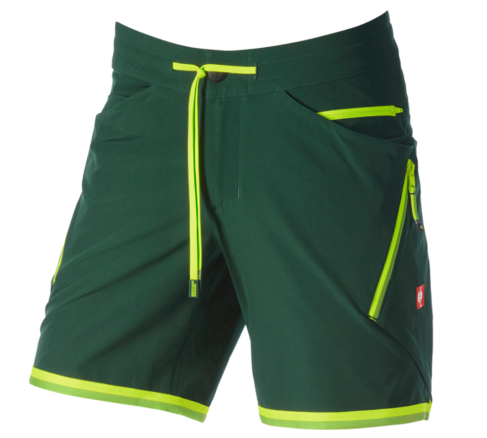 Pantaloni: Short e.s.ambition + verde/giallo fluo