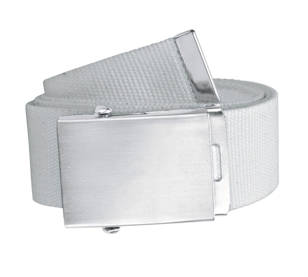 Accessori: Cintura in tessuto + bianco