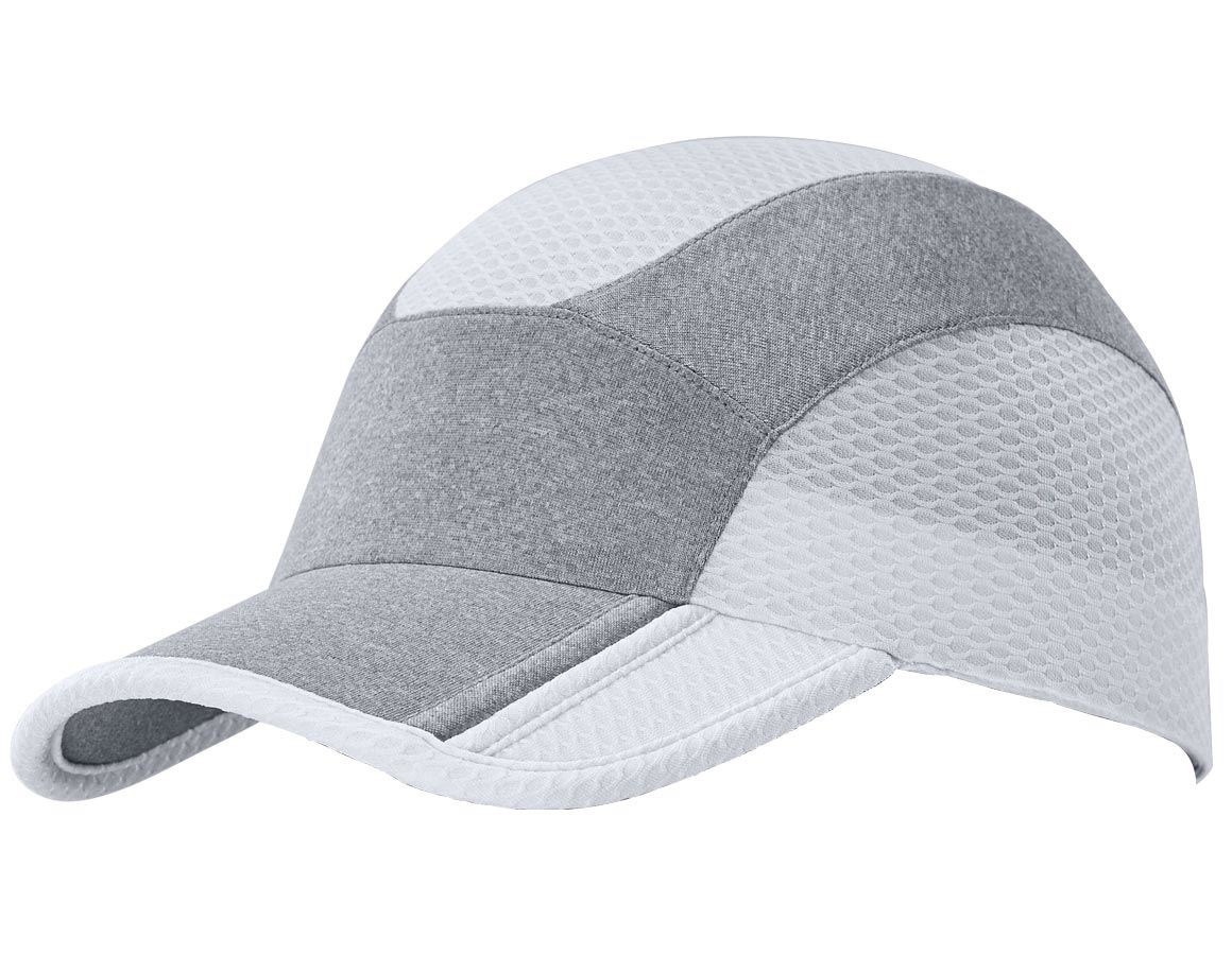 Accessori: e.s. cappellino funzionale Comfort fit + bianco/platino-melange