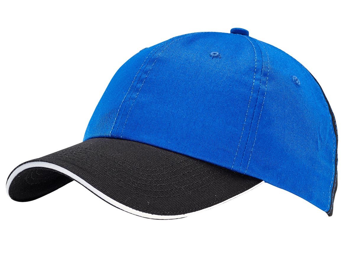 Temi: e.s. cappellino color + blu reale/nero
