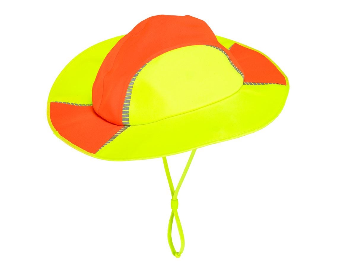 Accessori: Cappello da pioggia funzionale e.s.motion 2020 + arancio fluo/giallo fluo