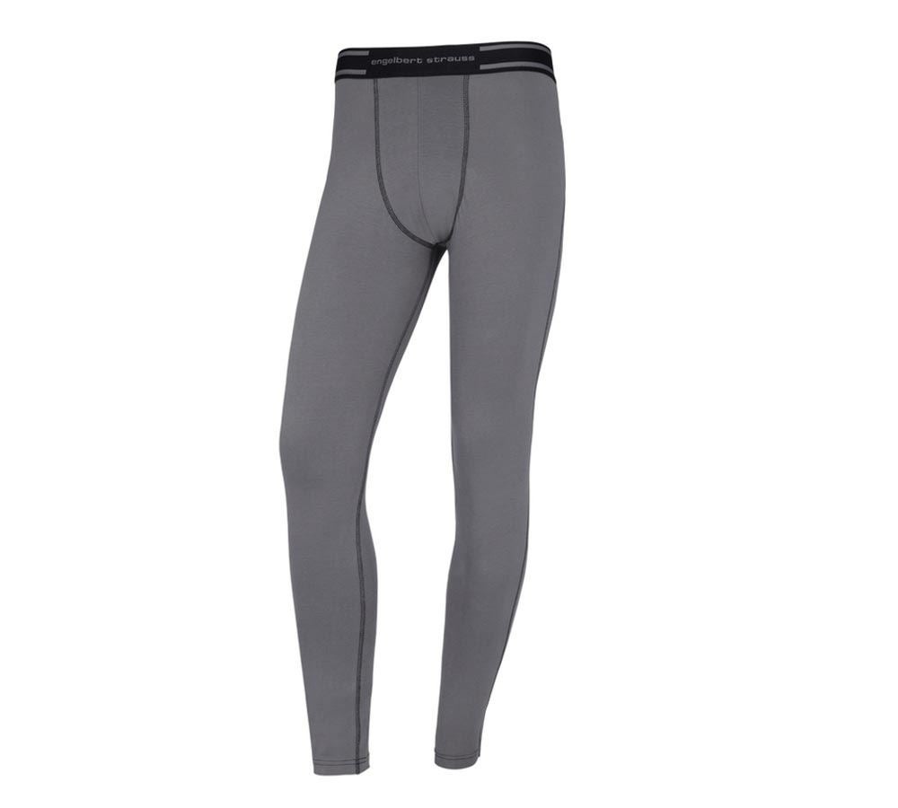 Intimo | Abbigliamento termico: e.s. cotton stretch Long Pants + cemento