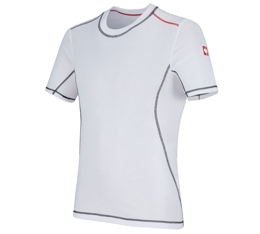 Intimo | Abbigliamento termico: e.s. t-shirt funzionale basis-light + bianco
