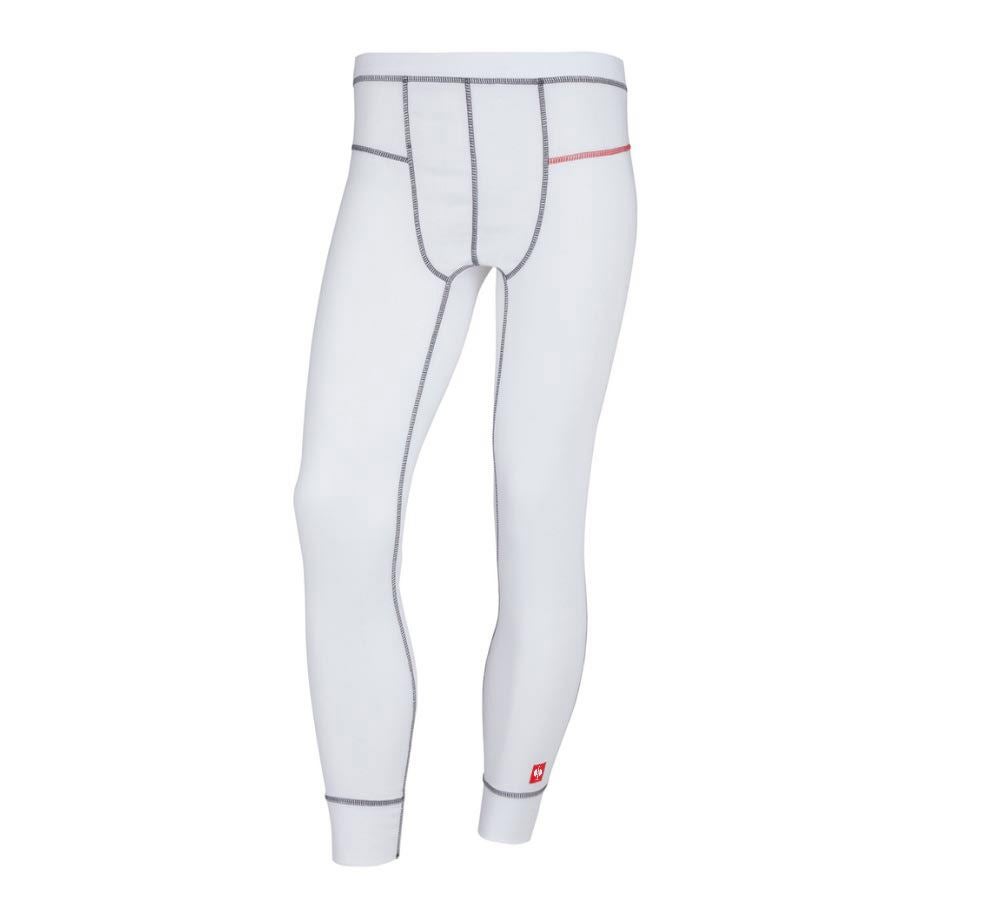 Intimo | Abbigliamento termico: e.s. long pants funzionali basis-light + bianco